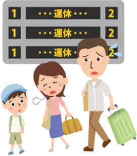 旅程変更追加費用見舞金イメージ