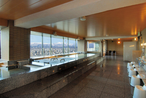 富山マンテンホテル・大浴場の一例