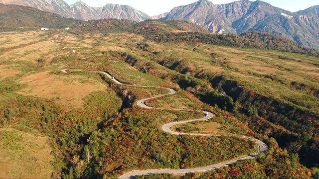 立山黒部アルペンルート空撮～秋の弥陀ヶ原編～