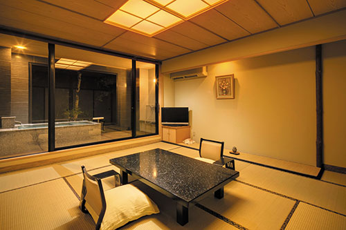 石花海 別邸 かぎや・露天風呂付き客室の一例