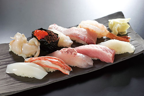 富山湾鮨／2日目昼食（イメージ）　※仕入れ状況により内容が変わります。
