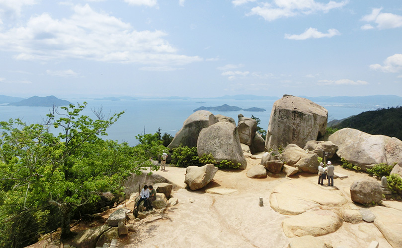 弥山 山頂からの風景（イメージ）