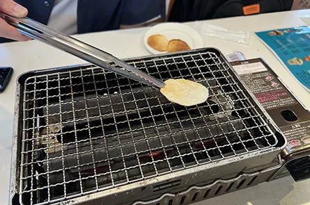 せんべい焼き体験
