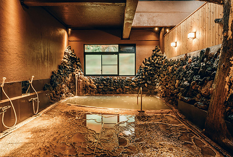1泊目　知内温泉 ユートピア和楽園・大浴場の一例