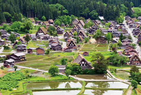 世界遺産・白川郷(イメージ)