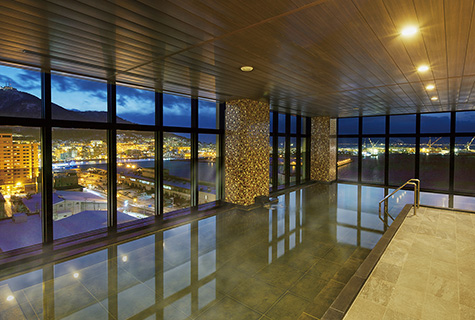 函館国際ホテル・展望大浴場の一例