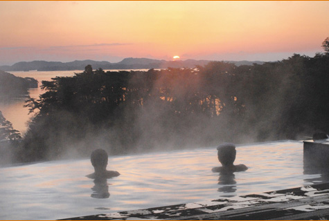 ホテル松島大観荘・露天風呂の一例