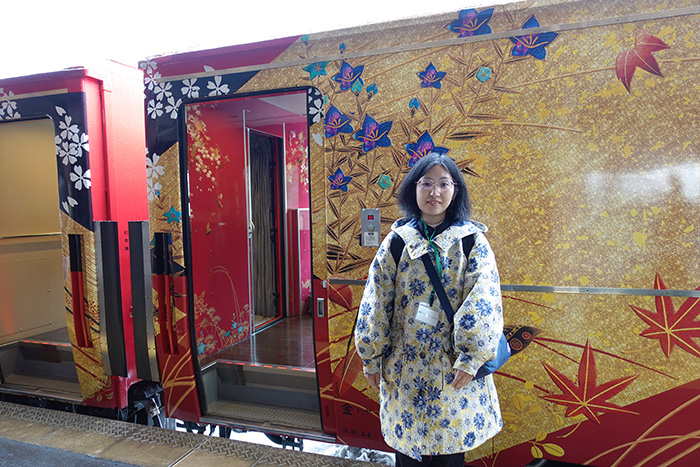 花嫁のれんに乗車