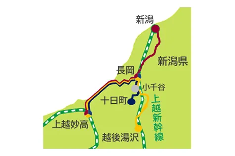 略図となり路線図はイメージです