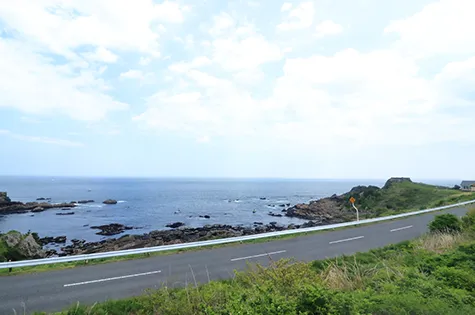 葦毛崎展望台 付近の風景
