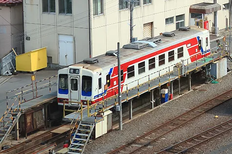 三陸鉄道の車両も見えました