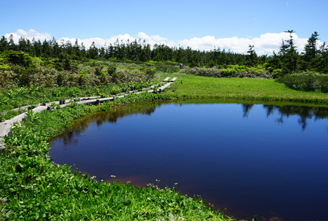 八幡平山頂・八幡沼(イメージ)