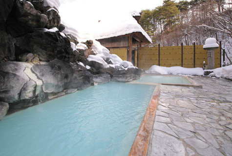 旅館玉子湯・露天風呂の一例