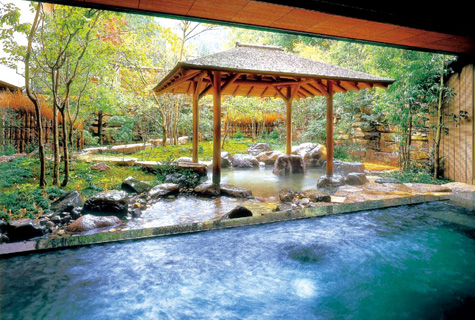 西村屋ホテル招月庭・露天風呂の一例