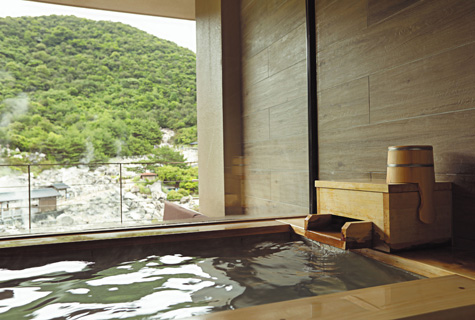 Mt.Resort雲仙九州ホテル・客室 温泉半露天風呂（イメージ）
