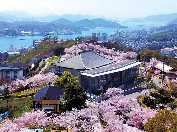 千光寺公園（イメージ）　桜の見頃(例年)：3月下旬～4月上旬